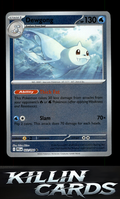 Reverse Holofoil Dewgong - 022/094 022/094 Pokemon Common ME02: Phantasmal Flame