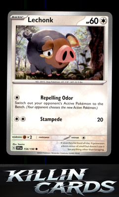 Lechonk - 154/198 154/198 Pokemon Common SV01: Scarlet & Violet Base Set Card NM