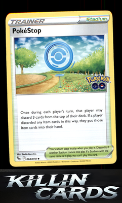 PokeStop 068/078 Pokemon Uncommon Pokemon GO Card NM