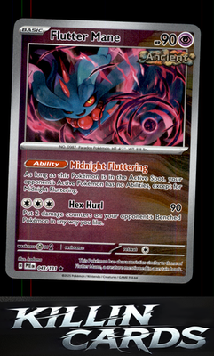 Reverse Holofoil Flutter Mane 043/131 Pokemon Rare SV: Prismatic Evolutions Card