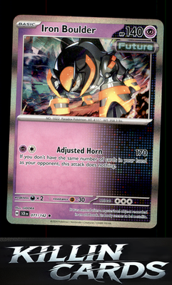 Iron Boulder 071/142 Pokemon Rare SV07: Stellar Crown Card NM