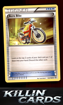 Acro Bike 122/160 Pokemon Uncommon XY - Primal Clash Card NM