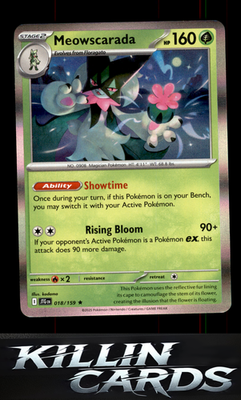 Meowscarada 018/159 Pokemon Rare SV09: Journey Together Card NM