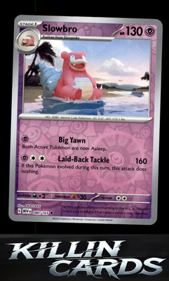 Reverse Holofoil Slowbro 080/165 Pokemon Uncommon SV: Scarlet & Violet 151 Card