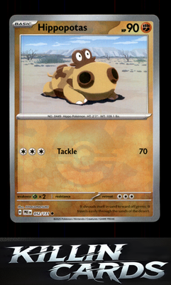 Hippopotas (Poke Ball Pattern) 052/131 Pokemon Common SV: Prismatic Evolutions C
