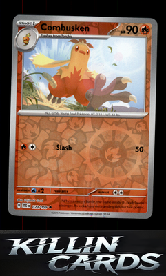 Reverse Holofoil Combusken 023/159 Pokemon Uncommon SV09: Journey Together Card