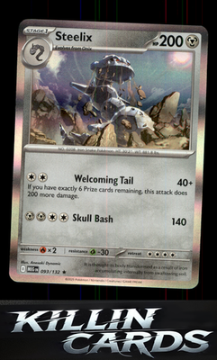 Steelix - 093/132 093/132 Pokemon Rare ME01: Mega Evolution Card NM