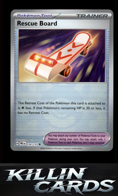 Rescue Board (Poke Ball Pattern) 126/131 Pokemon Uncommon SV: Prismatic Evolutio