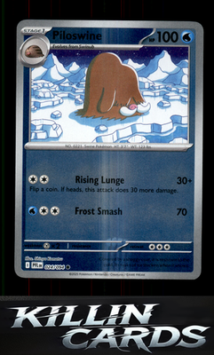 Reverse Holofoil Piloswine 024/094 Pokemon Common ME02: Phantasmal Flames Card N