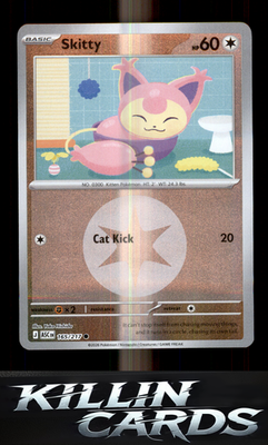 Skitty (Energy Symbol Pattern) 165/217 Pokemon Common ME: Ascended Heroes Card N
