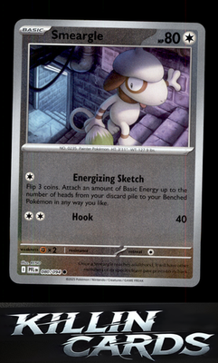 Reverse Holofoil Smeargle 080/094 Pokemon Common ME02: Phantasmal Flames Card NM