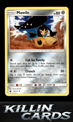 Mawile 64/111 Pokemon Uncommon SM - Crimson Invasion Card LP