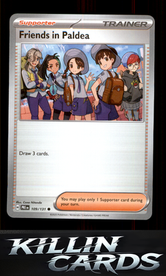 Friends in Paldea - 109/131 109/131 Pokemon Common SV: Prismatic Evolutions Card