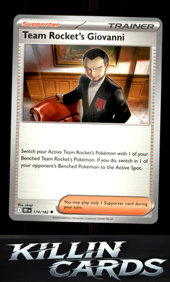 Team Rocket's Giovanni 174/182 Pokemon Uncommon SV10: Destined Rivals Card NM