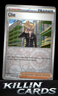 Reverse Holofoil Clive - 078/091 078/091 Pokemon Uncommon SV: Paldean Fates Card