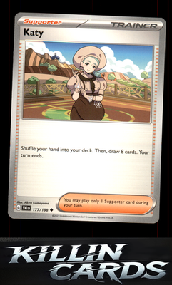 Katy - 177/198 177/198 Pokemon Uncommon SV01: Scarlet & Violet Base Set Card NM