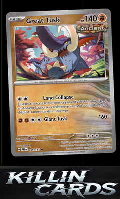 Great Tusk (Poke Ball Pattern) 055/131 Pokemon Uncommon SV: Prismatic Evolutions