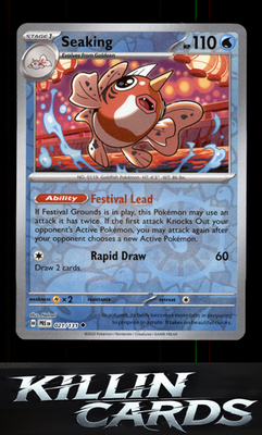 Reverse Holofoil Seaking 021/131 Pokemon Uncommon SV: Prismatic Evolutions Card