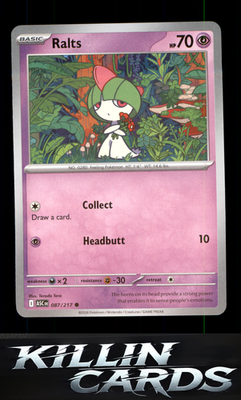 Ralts 087/217 Pokemon Common ME: Ascended Heroes Card NM