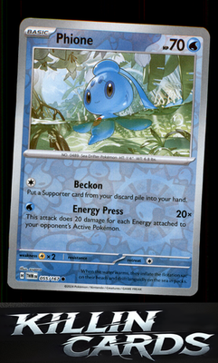 Reverse Holofoil Phione - 055/167 055/167 Pokemon Common SV06: Twilight Masquera