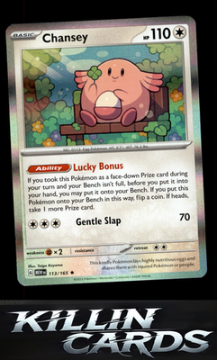 Chansey 113/165 Pokemon Rare SV: Scarlet & Violet 151 Card NM