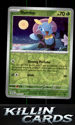Reverse Holofoil Illumise 010/167 Pokemon Common SV06: Twilight Masquerade Card