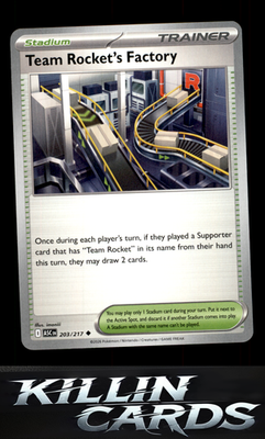 Team Rocket's Factory 203/217 Pokemon Uncommon ME: Ascended Heroes Card NM