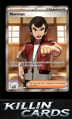 Norman - 237/182 237/182 Pokemon Ultra Rare SV04: Paradox Rift Card NM