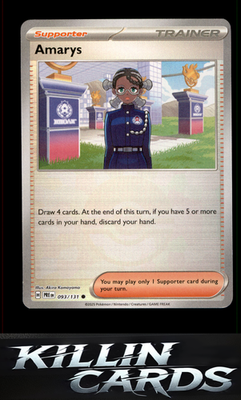 Amarys - 093/131 (Poke Ball Pattern) 093/131 Pokemon Common SV: Prismatic Evolut