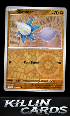 Reverse Holofoil Glimmet - 125/193 125/193 Pokemon Common SV02: Paldea Evolved C