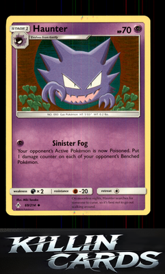 Haunter 69/214 Pokemon Uncommon SM - Unbroken Bonds Card NM