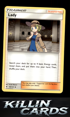 Lady 109/131 Pokemon Uncommon SM - Forbidden Light Card LP