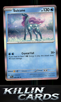 Suicune 026/094 Pokemon Rare ME02: Phantasmal Flames Card NM