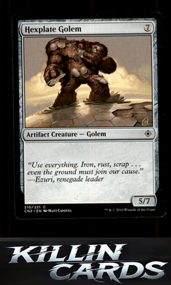 Hexplate Golem 210 Magic C Conspiracy: Take the Crown Card NM