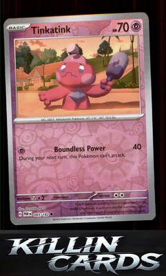 Reverse Holofoil Tinkatink - 083/182 083/182 Pokemon Common SV04: Paradox Rift C