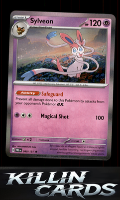 Sylveon 040/131 Pokemon Rare SV: Prismatic Evolutions Card NM