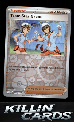 Reverse Holofoil Team Star Grunt - 195/198 195/198 Pokemon Uncommon SV01: Scarle