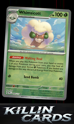 Whimsicott (Poke Ball Pattern) 008/131 Pokemon Rare SV: Prismatic Evolutions Car