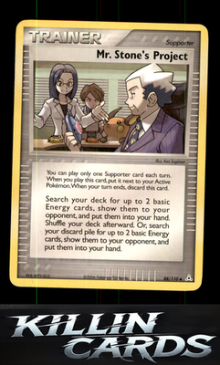 Mr. Stone's Project 88/110 Pokemon Uncommon Holon Phantoms Card LP