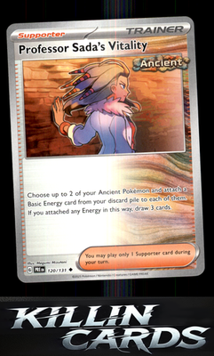 Professor Sada's Vitality 120/131 Pokemon Uncommon SV: Prismatic Evolutions Card