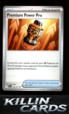 Premium Power Pro 199/217 Pokemon Uncommon ME: Ascended Heroes Card NM