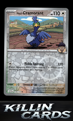 Reverse Holofoil Hop's Cramorant 138/159 Pokemon Uncommon SV09: Journey Together
