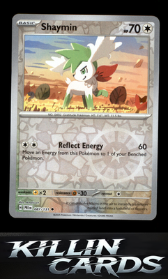 Reverse Holofoil Shaymin 087/131 Pokemon Uncommon SV: Prismatic Evolutions Card