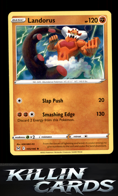 Landorus 105/196 Pokemon Rare SWSH11: Lost Origin Card NM