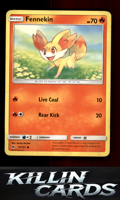 Fennekin (15) 15/131 Pokemon Common SM - Forbidden Light Card NM