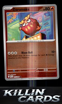 Reverse Holofoil Darumaka 015/094 Pokemon Common ME02: Phantasmal Flames Card NM