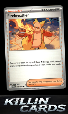 Firebreather - 089/094 089/094 Pokemon Uncommon ME02: Phantasmal Flames Card NM