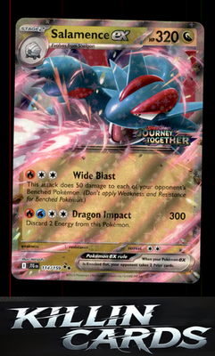 Salamence ex - 114/159 (Journey Together Stamped) 114/159 Pokemon Double Rare Mi