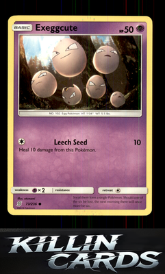 Exeggcute 73/236 Pokemon Common SM - Unified Minds Card NM