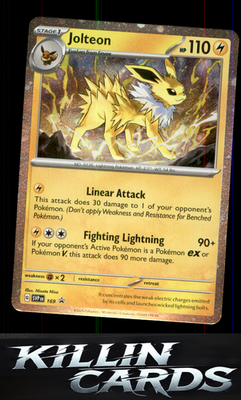 Jolteon - 169 (Cosmos Holo) 169 Pokemon Rare SV: Scarlet & Violet Promo Cards Ca
